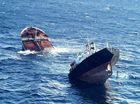 Zinkend schip